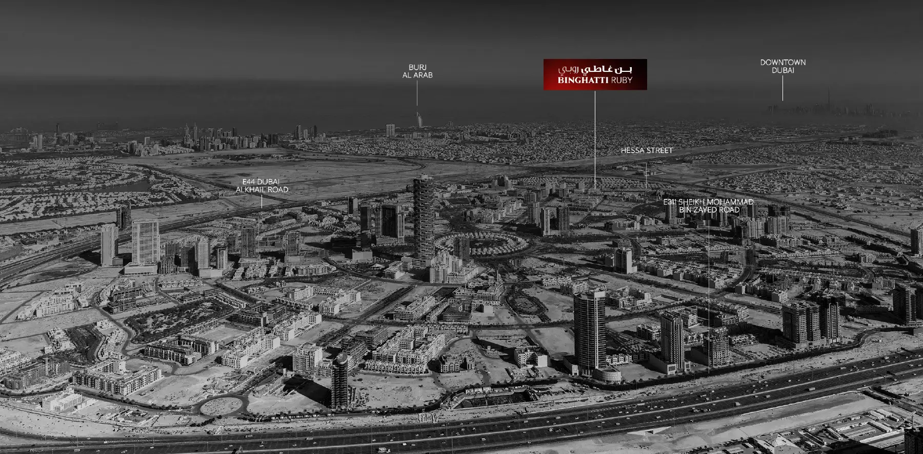 Binghatti Ruby Location