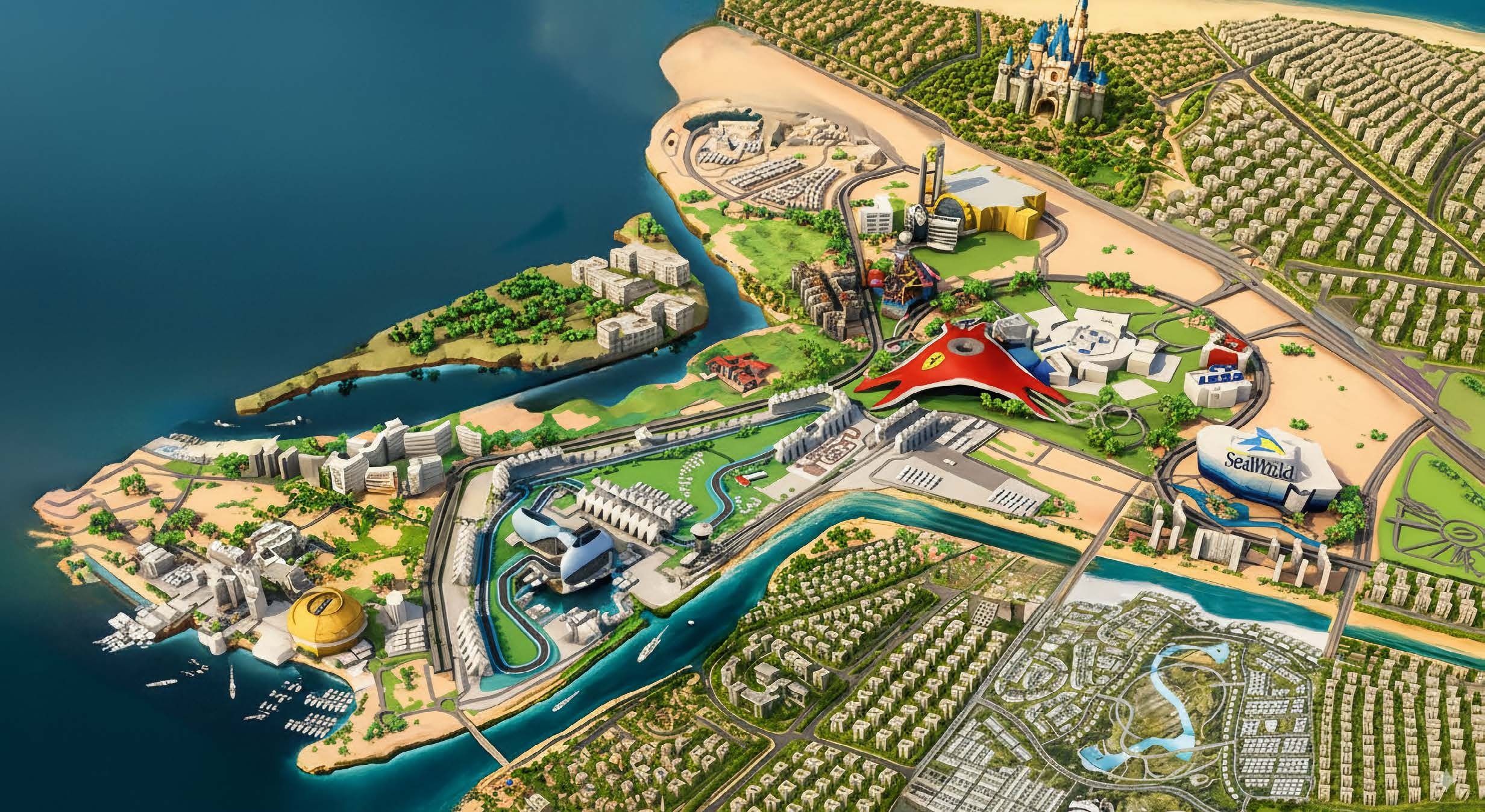 Yas Island Map