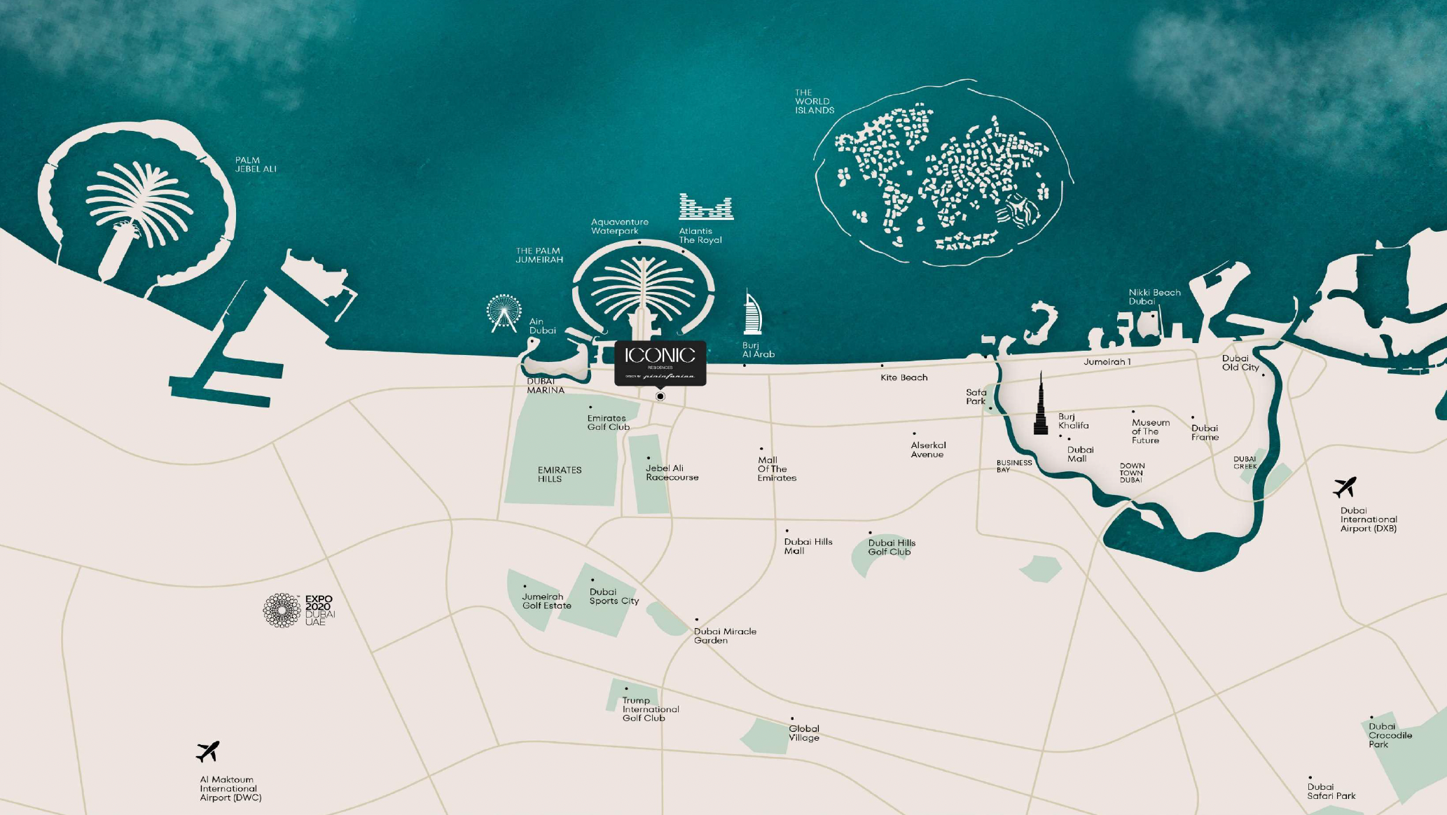 Iconic Residences Location