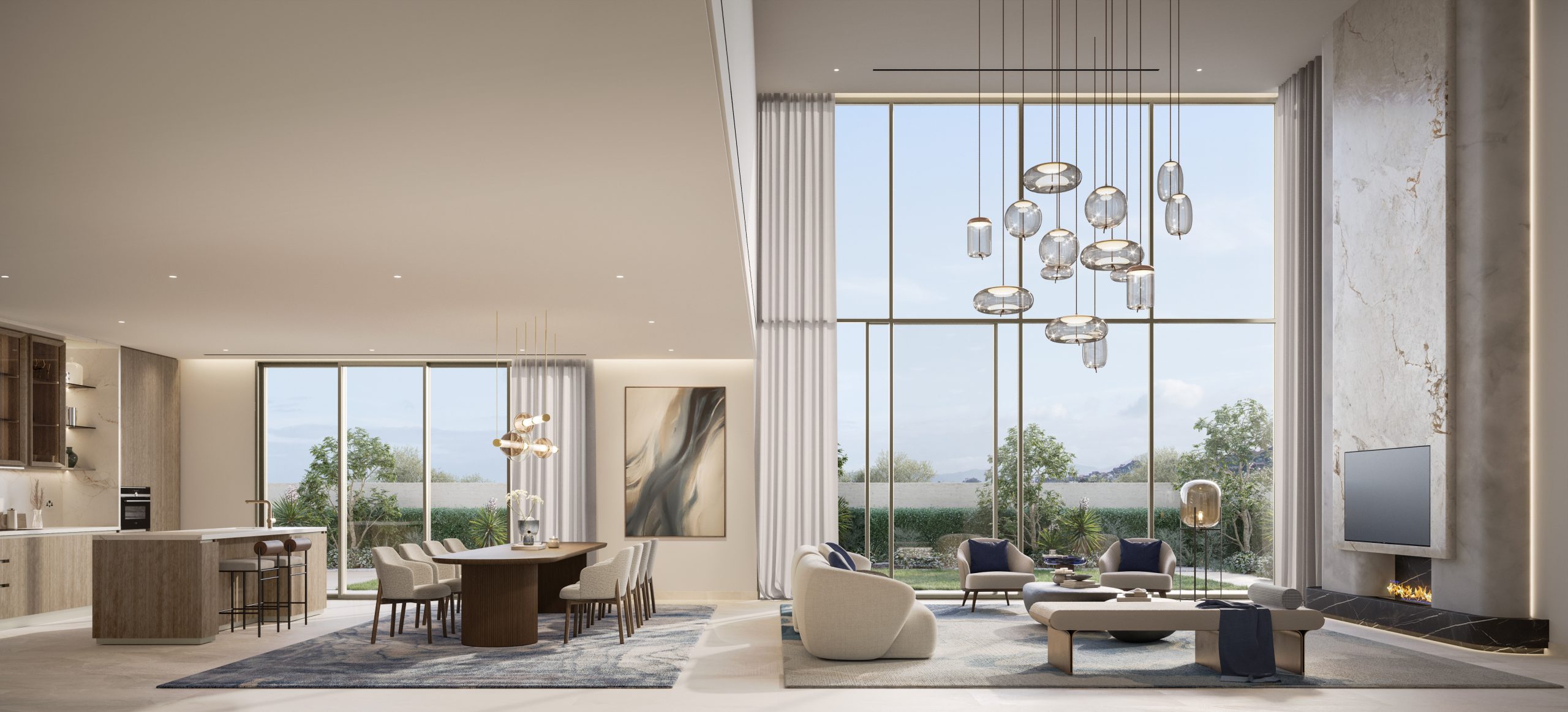Warm Scheme_5BDR_Family Living&Dining